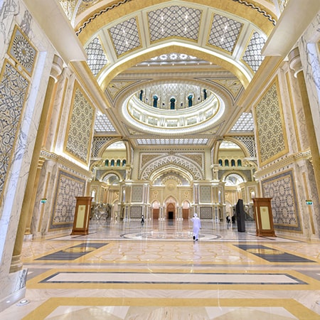 Sheikh Zayed Grand Mosque, Louvre Abu Dhabi, and Qasr Al Watan Presidential palace