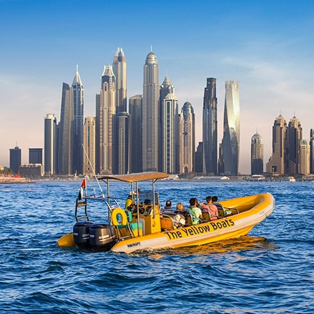 Dubai Guided Sightseeing Yellow Boat Tours