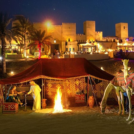 Dubai Luxury Desert Safari, Sahara Fortress 5 Star Banquet & Live Entertainment
