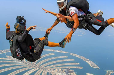 Skydive Dubai Tandem Over The Palm DropZone